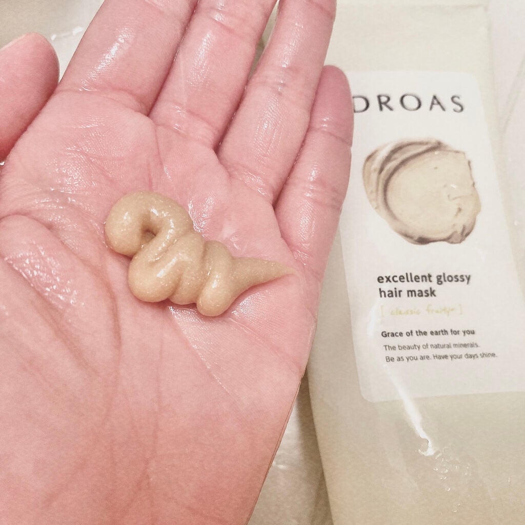 クレイヘアマスク エクセレントグロッシー/DROAS/ヘアマスク・ヘアパックを使ったクチコミ(3枚目)