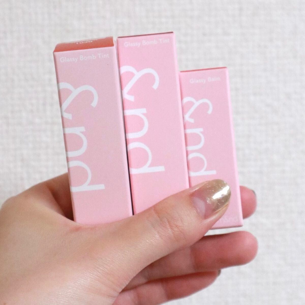 アンドバイロムアンド グラッシーボムティント/&nd by rom&nd/リップティントを使ったクチコミ(3枚目)