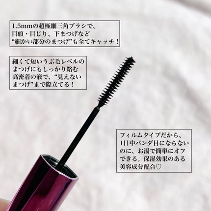 「塗るつけまつげ」自まつげ際立てタイプ/デジャヴュ/マスカラを使ったクチコミ(2枚目)