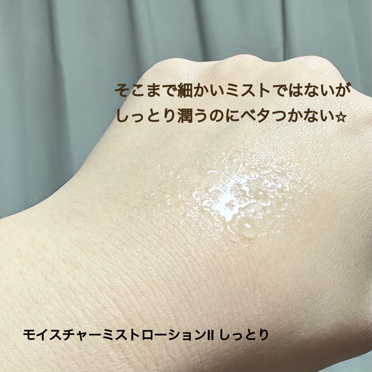 モイスチャー ミストローションII（しっとり）/アルージェ/ミスト状化粧水を使ったクチコミ（2枚目）