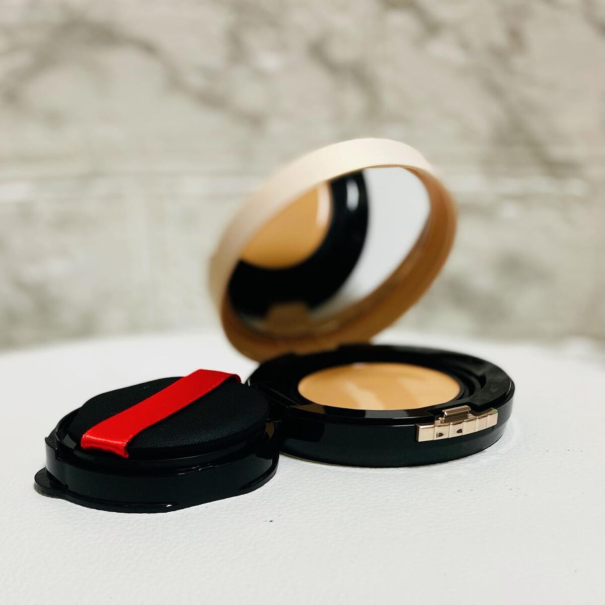 ドラマティッククッションジェリー/マキアージュ/クッションファンデーションを使ったクチコミ(1枚目)