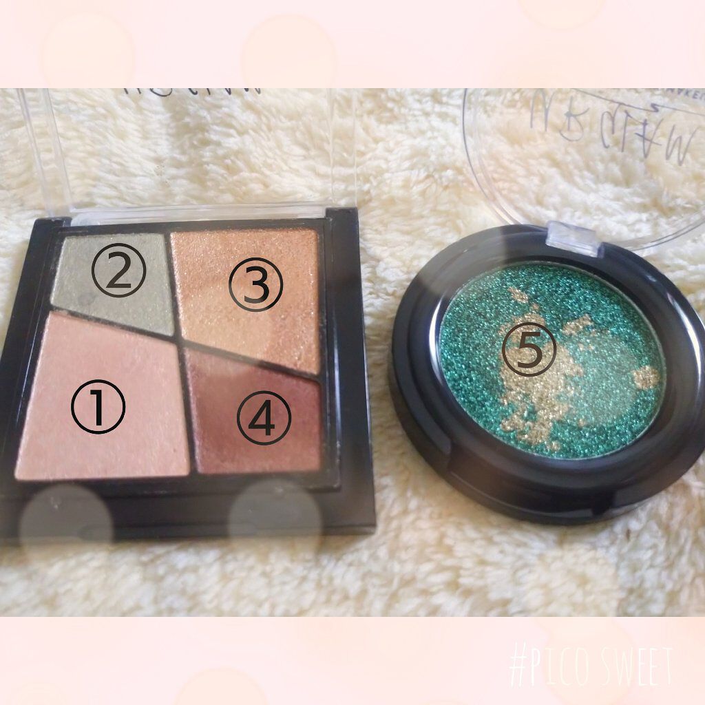 URGLAM　SPARKLE EYESHADOW 05/U R GLAM/単色アイシャドウを使ったクチコミ（2枚目）