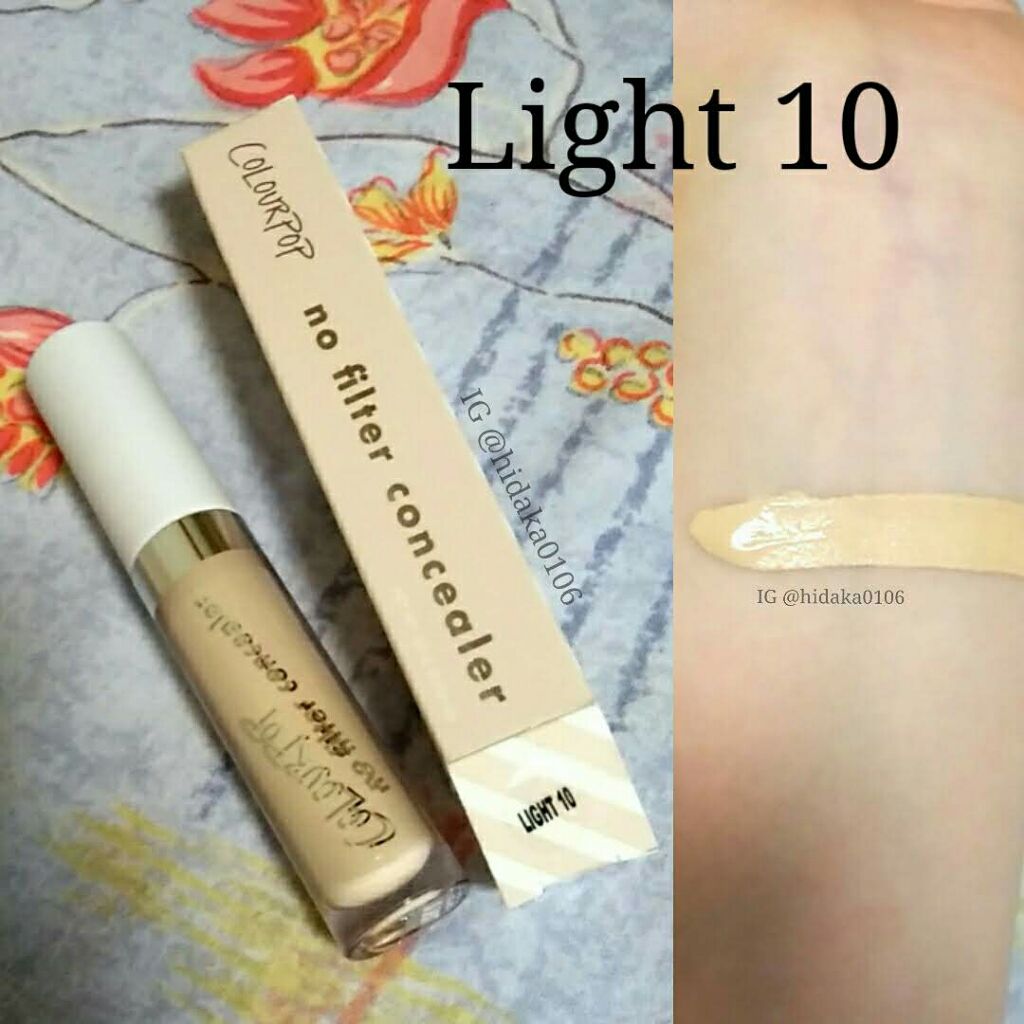 No Filter Concealer/ColourPop/リキッドコンシーラーを使ったクチコミ（1枚目）