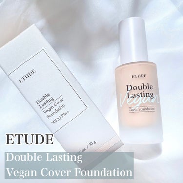 ETUDE ダブルラスティング ファンデーションのクチコミ「\夏にぴったり‪‪❤︎‬/
高密着＆高カバー力なリキッドファンデーション

tobibiです。.....」（2枚目）