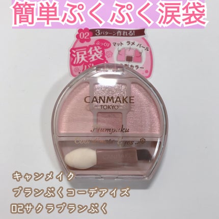 プランぷくコーデアイズ/キャンメイク/パウダーアイシャドウを使ったクチコミ(1枚目)