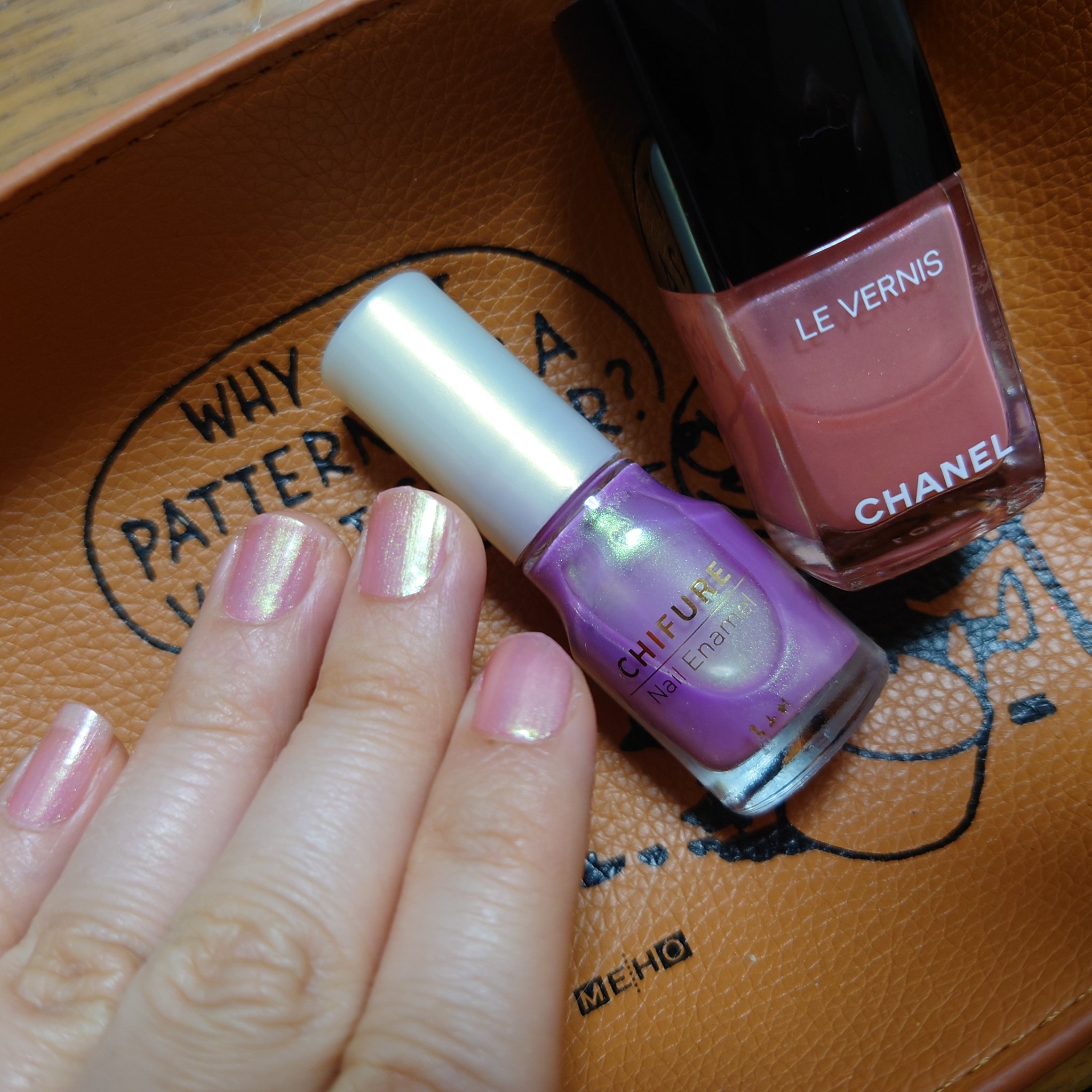 ヴェルニ ロング トゥニュ 741 フルール ドゥ ペシェ/CHANEL/マニキュアを使ったクチコミ（1枚目）