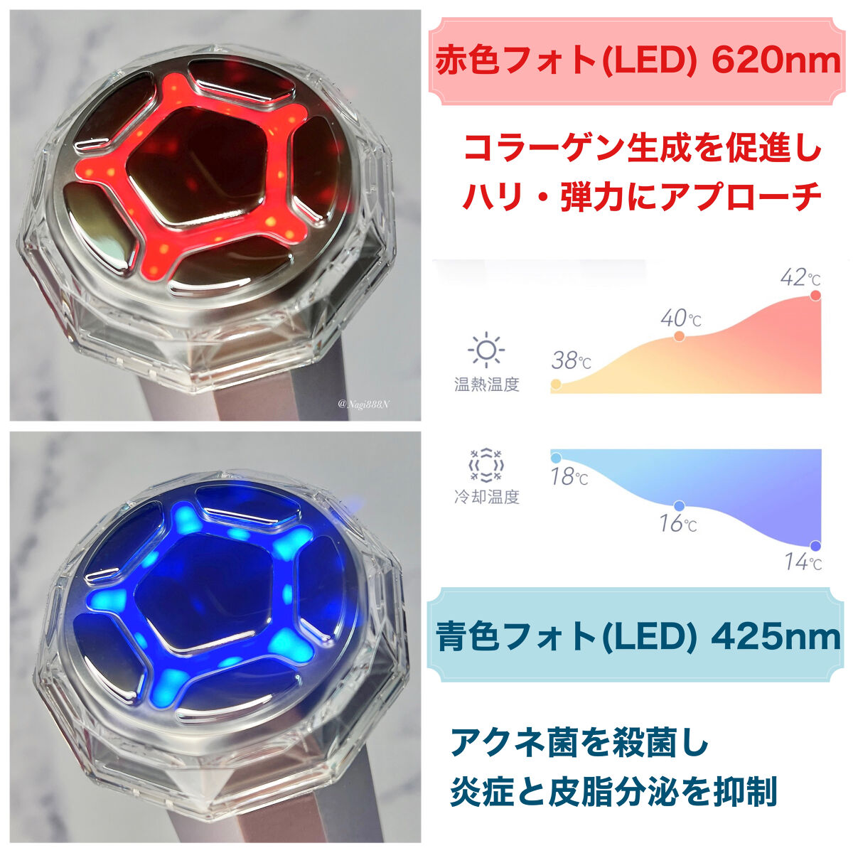 RF温冷美顔器/ANLAN/美顔器・マッサージを使ったクチコミ（3枚目）