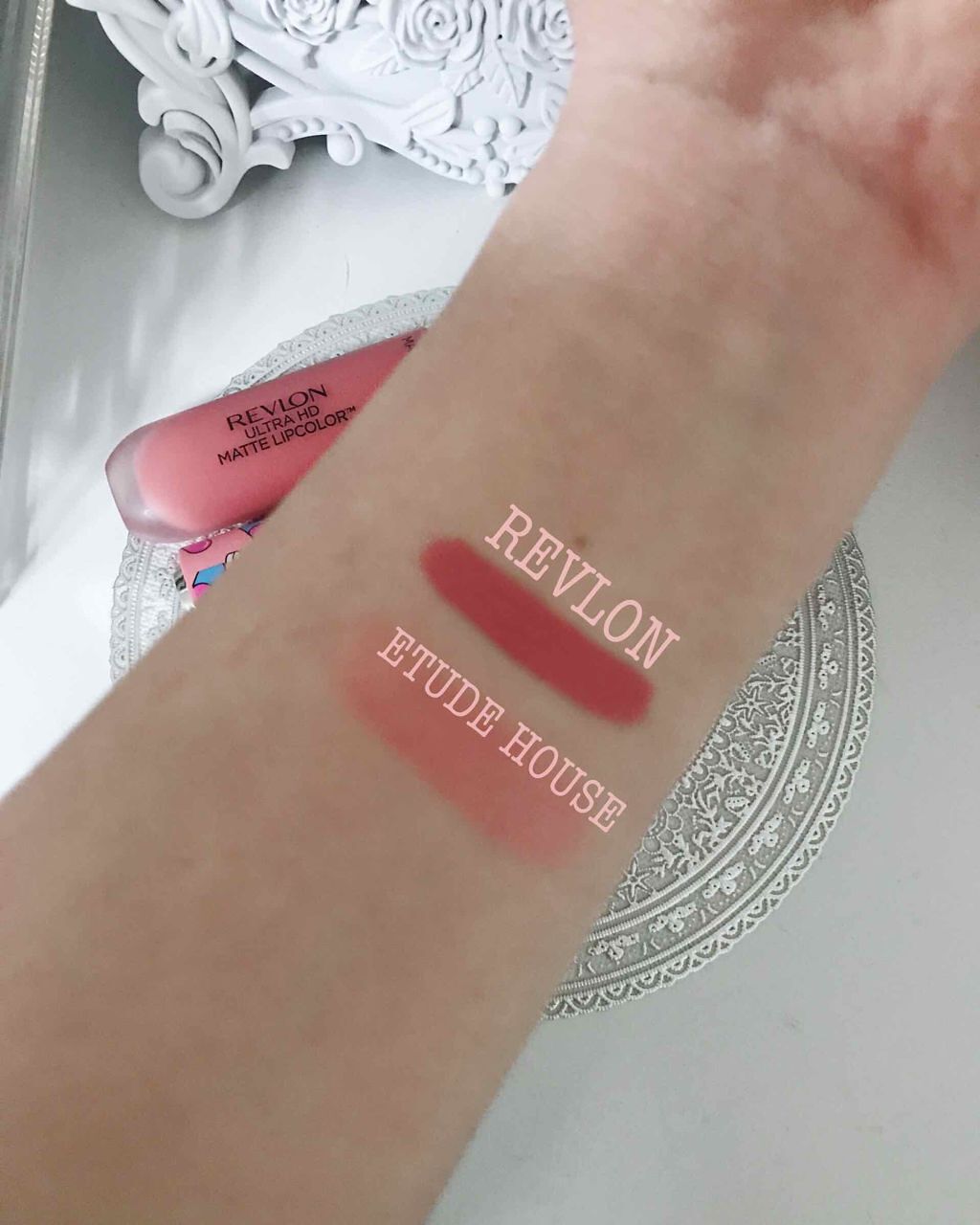 ウルトラ HD マット リップカラー/REVLON/口紅を使ったクチコミ(2枚目)