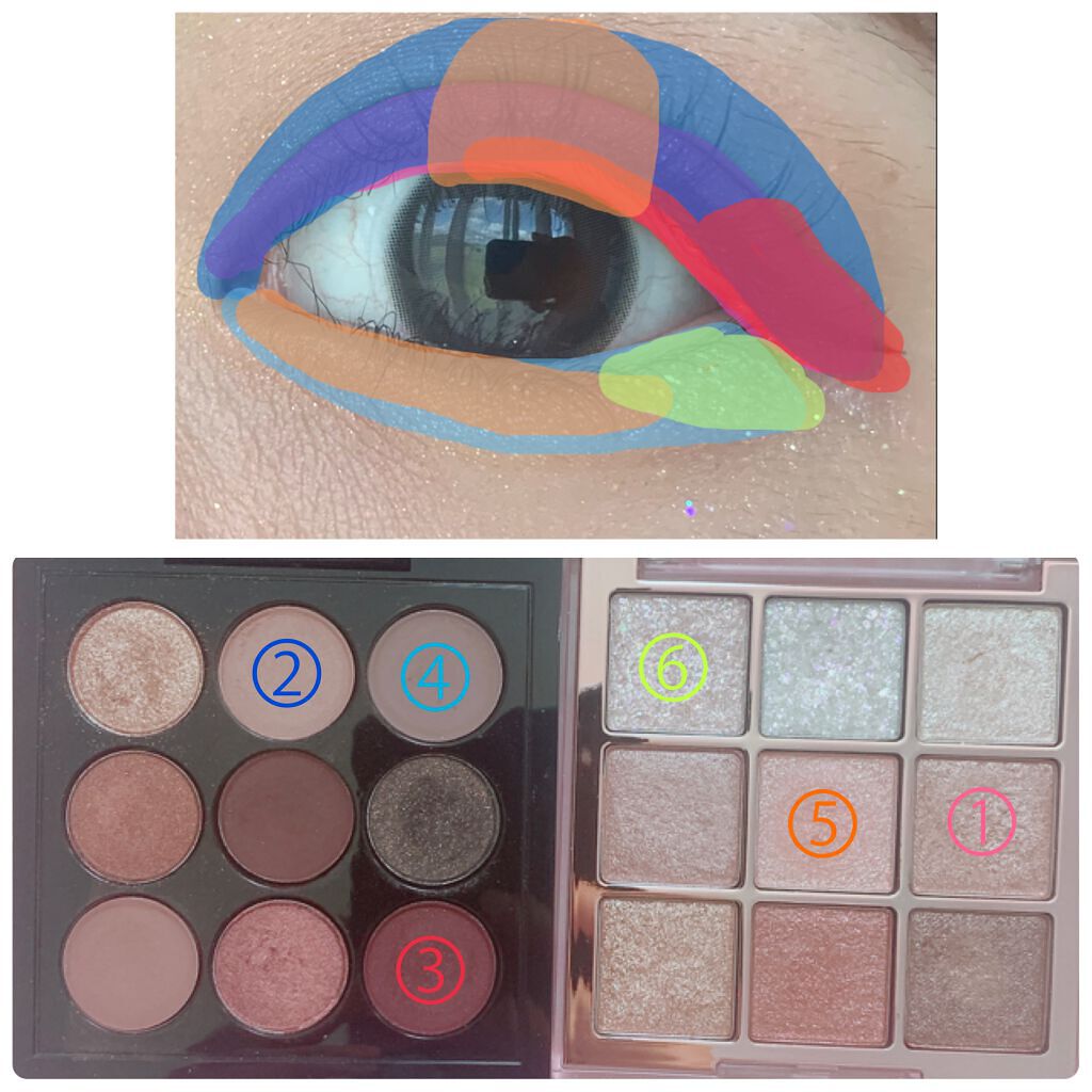 スモール アイシャドウ×9/M・A・C/アイシャドウパレットを使ったクチコミ(4枚目)