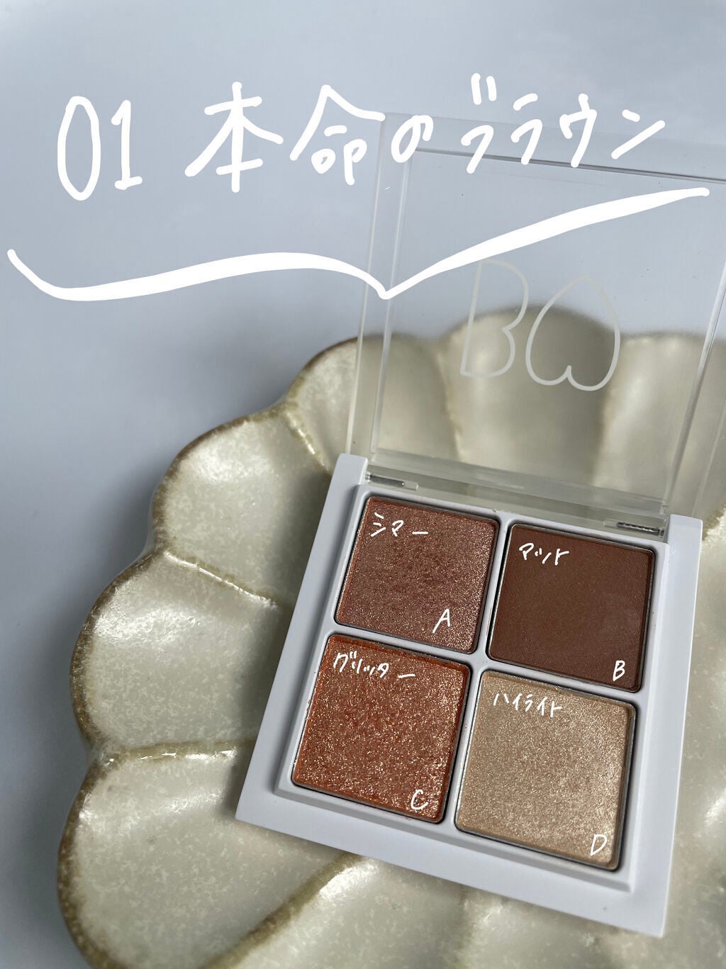 THE アイパレR/b idol/アイシャドウパレットを使ったクチコミ(2枚目)