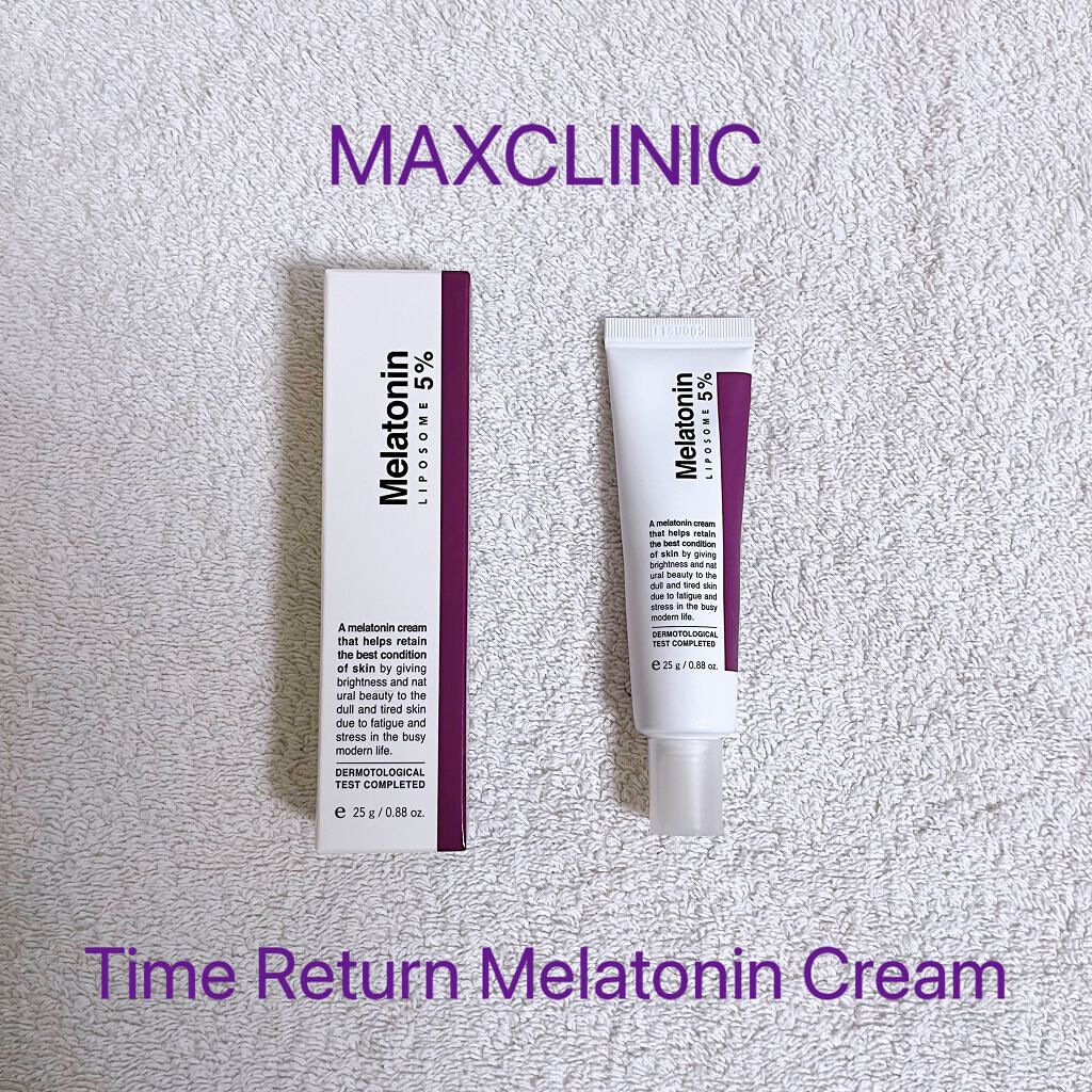 タイムリターンメラトニンクリーム/MAXCLINIC/フェイスクリームを使ったクチコミ(1枚目)