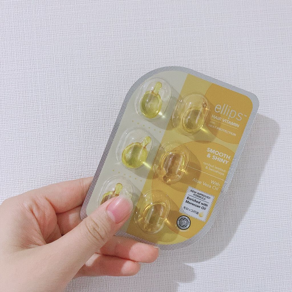 ヘアーオイル【トリートメント】/ellips/ヘアオイルを使ったクチコミ(3枚目)