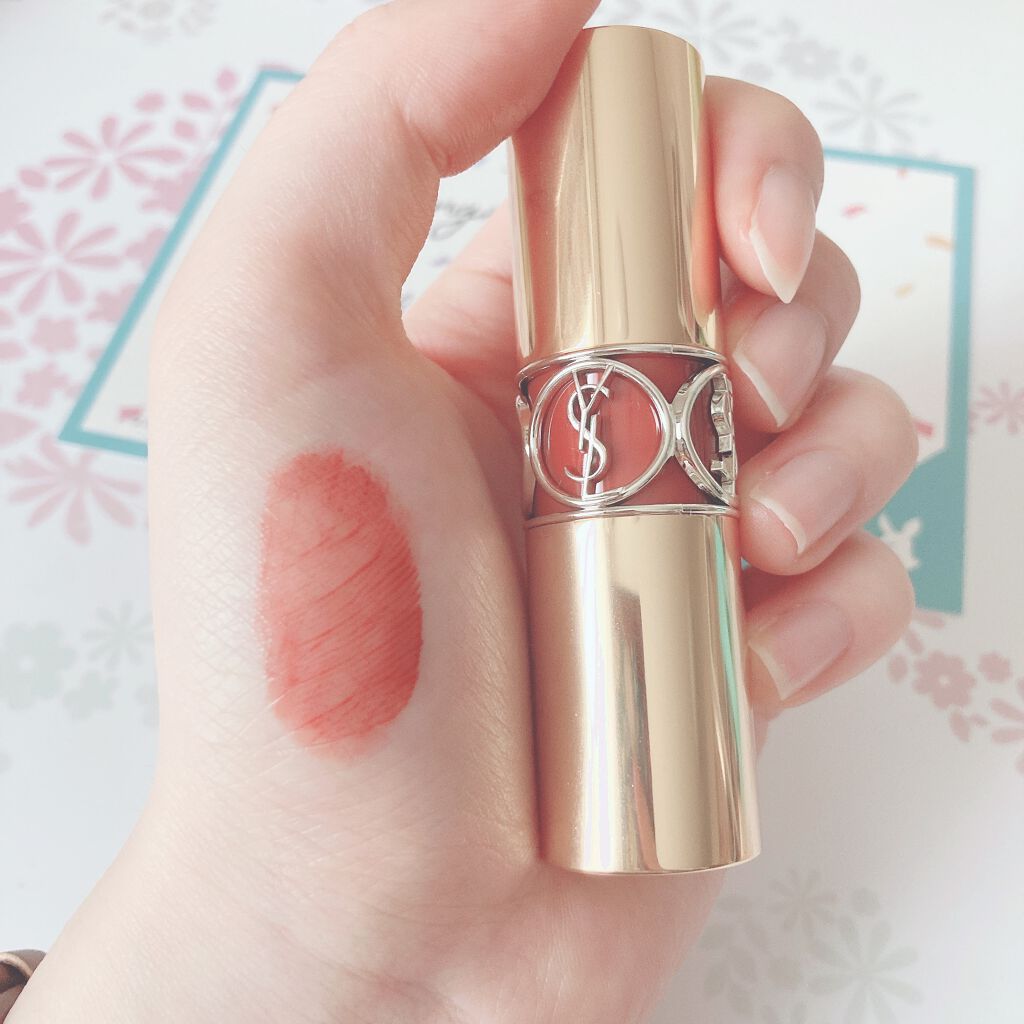 ルージュ ヴォリュプテ シャイン/YVES SAINT LAURENT BEAUTE/口紅を使ったクチコミ(3枚目)