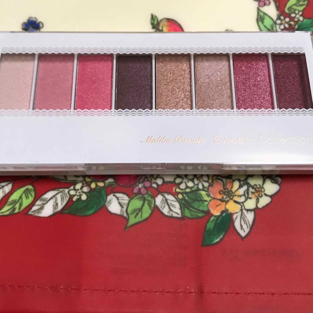 スイーツコレクション/マリブビューティー/アイシャドウパレットを使ったクチコミ(2枚目)