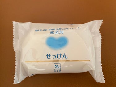 カウブランド無添加 せっけんのクチコミ「カウブランド 無添加せっけん
この石鹸は石けん素地100%でとても肌に優しく、私のような敏感肌.....」（1枚目）