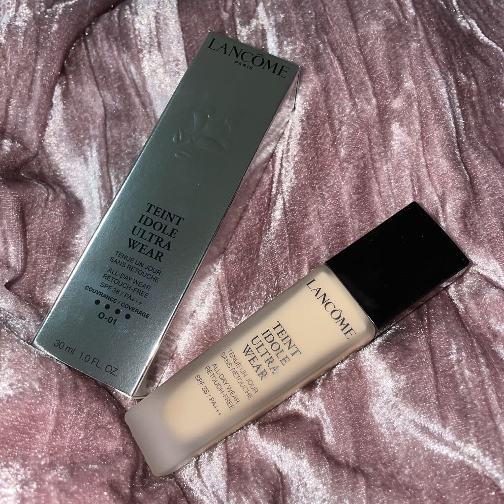 タンイドル ウルトラ ウェア リキッド/LANCOME/リキッドファンデーションを使ったクチコミ（1枚目）