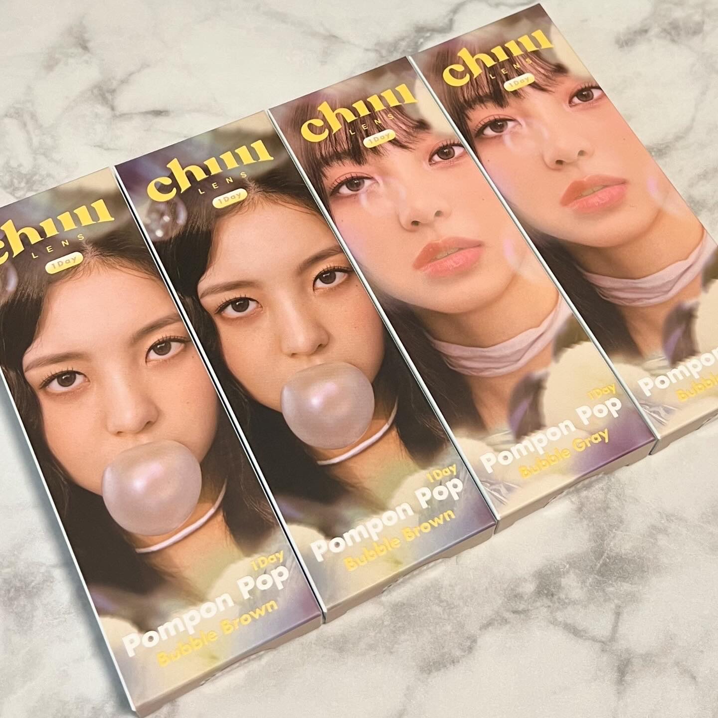 Pompon Pop /chuu LENS/ワンデー（１DAY）カラコンを使ったクチコミ（2枚目）