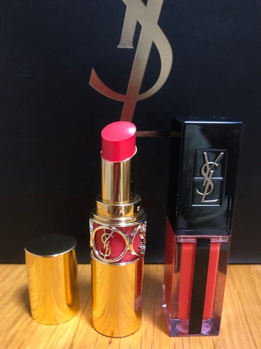 ルージュ ピュールクチュール ヴェルニ ウォーターステイン 607 イノンダシオン オランジュ/YVES SAINT LAURENT BEAUTE/口紅の画像