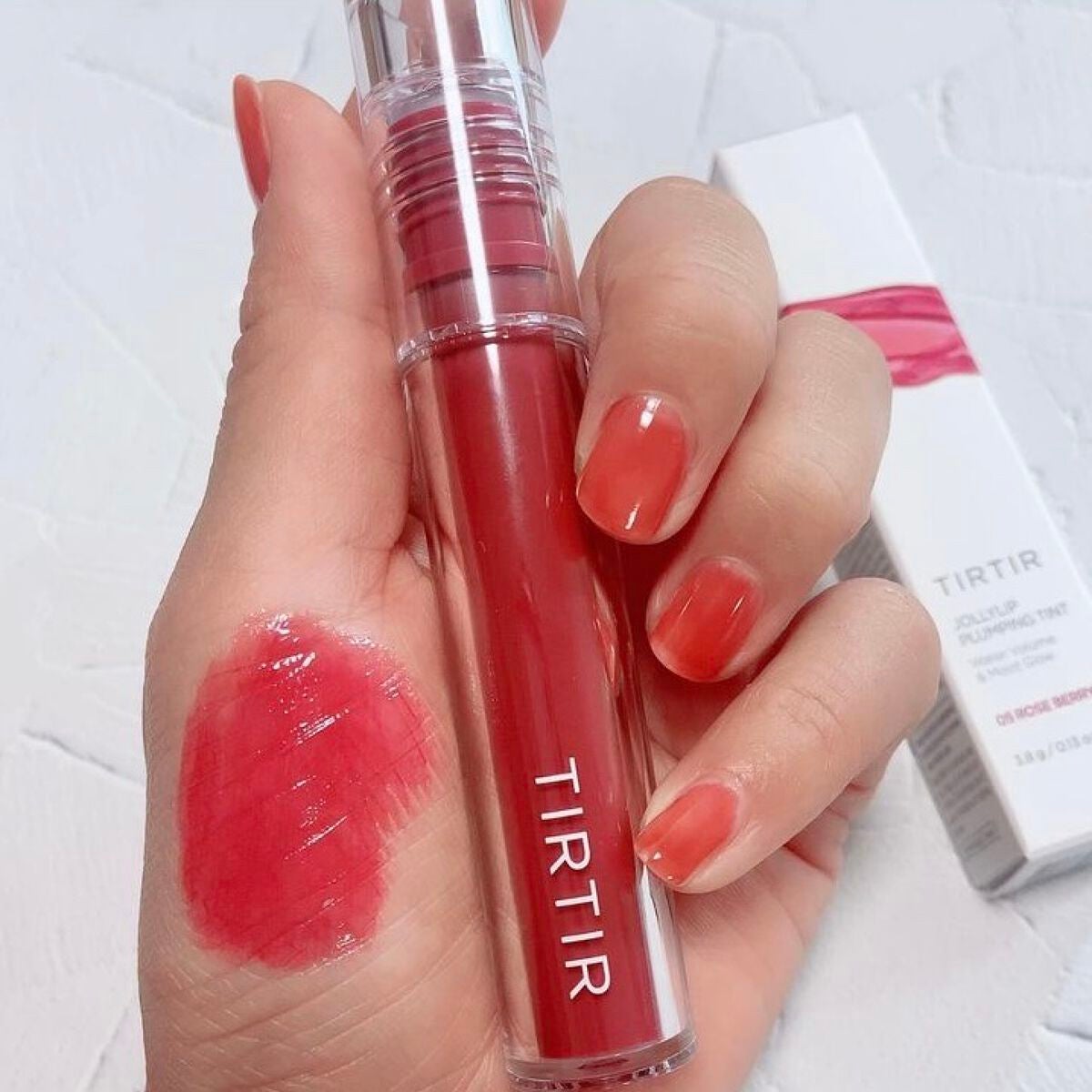 ジョリーリッププランプリップティント/TIRTIR(ティルティル)/リップティントを使ったクチコミ(3枚目)