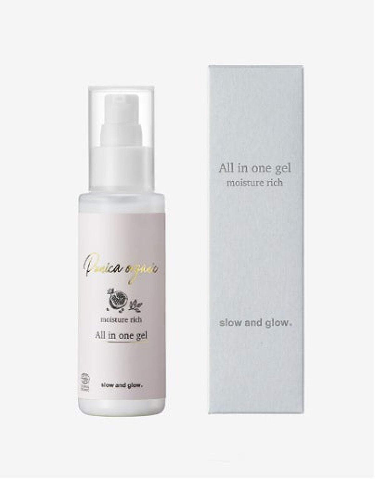 slow and glow Punica organic オールインワンゲル モイスチャーリッチ