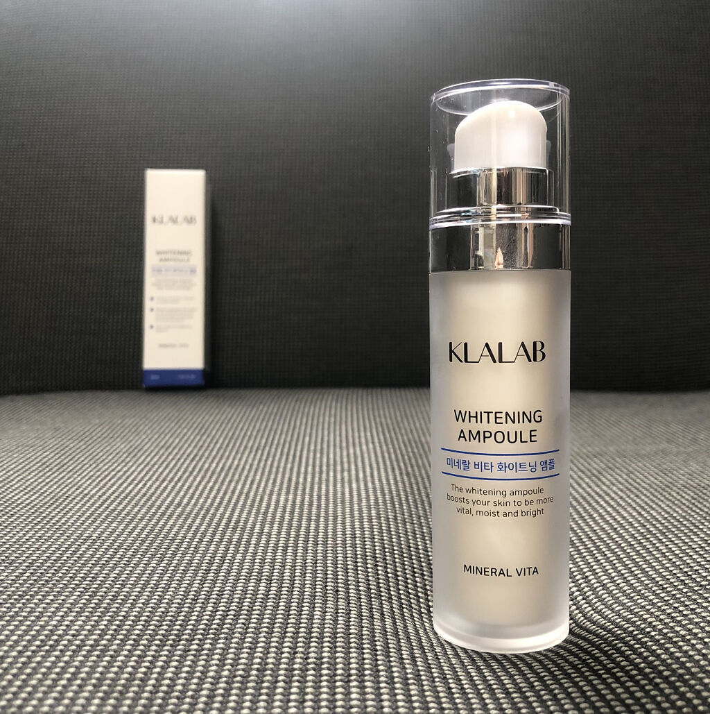ミネラルビタホワイトニングアンプル/KLALAB/美容液を使ったクチコミ（1枚目）
