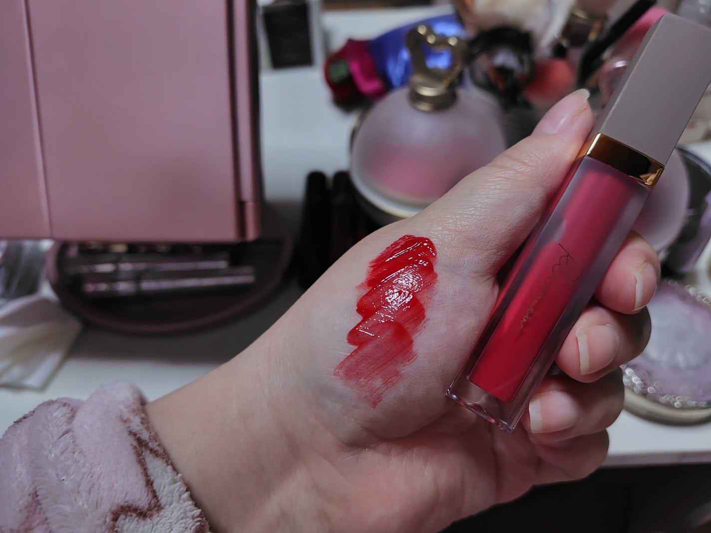 ミューテッドシアーティント/Ririmew/リップティントを使ったクチコミ(1枚目)