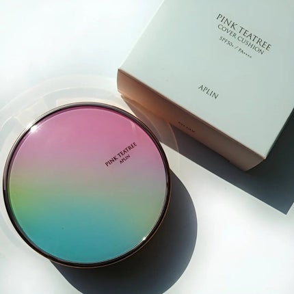 ピンクティーツリーカバークッション/APLIN/クッションファンデーションを使ったクチコミ(2枚目)