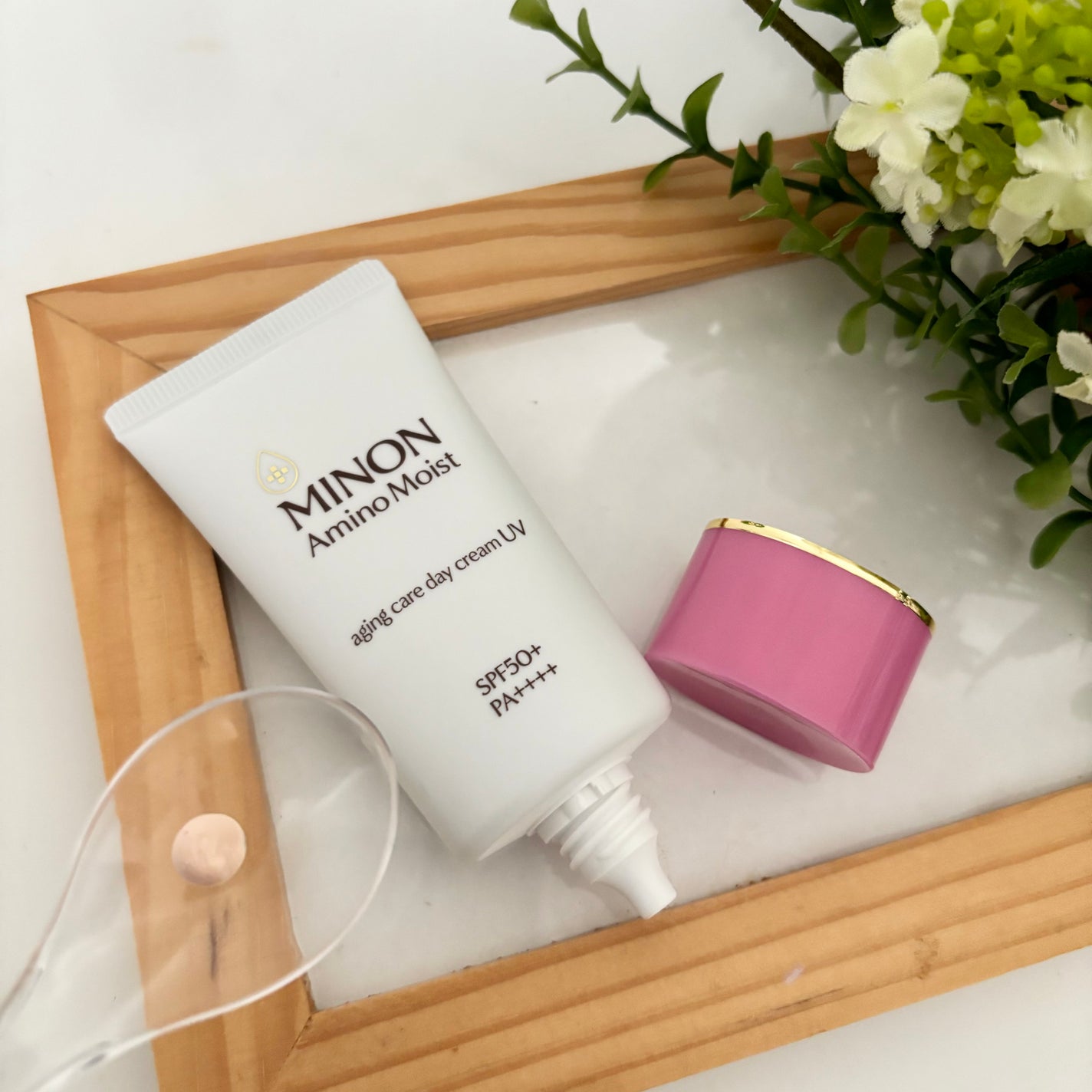 ミノン アミノモイスト エイジングケア デイクリームUV/ミノン/日焼け止めクリームを使ったクチコミ(2枚目)