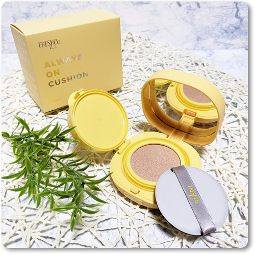 クラウドオールウェイズオン クッションファンデ ーション/FRESHO2/クッションファンデーションを使ったクチコミ（2枚目）