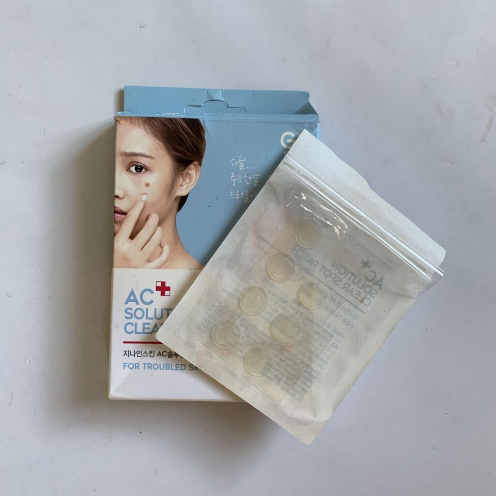 AC SOLUTION CLEAR SPOT PATCH/G9SKIN/にきびパッチを使ったクチコミ（2枚目）