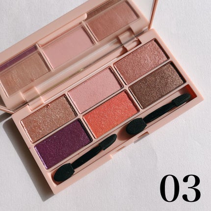 イロアソビ 6色アイパレット/iroasobi/アイシャドウパレットを使ったクチコミ(8枚目)