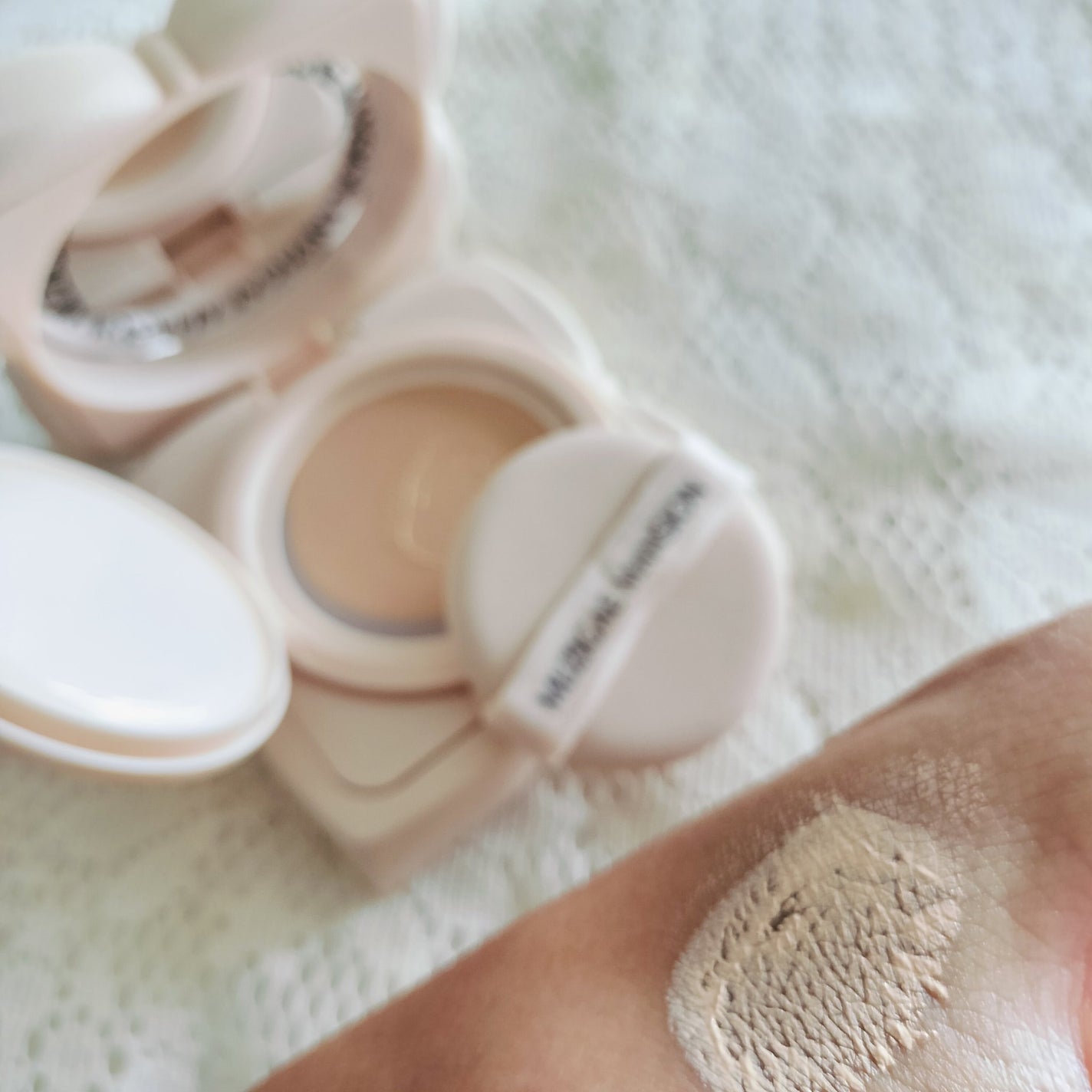 スリックウォータークッション/MUZIGAE MANSION/クッションファンデーションを使ったクチコミ(3枚目)