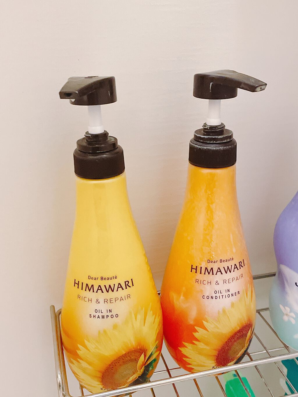 オイルインシャンプー/オイルインコンディショナー(リッチ&リペア)/ディアボーテ/市販シャンプーを使ったクチコミ(2枚目)