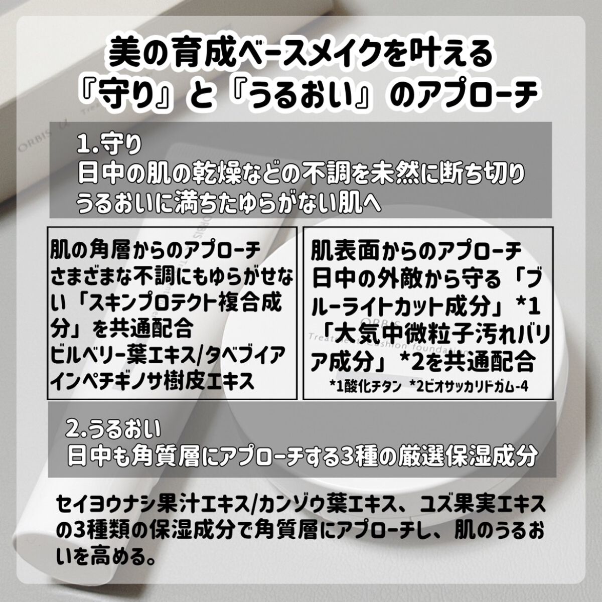 オルビスユー トリートメントクッションファンデーション 専用パフ/オルビス/クッションファンデーションを使ったクチコミ（2枚目）