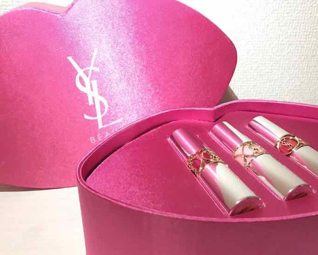 ヴォリュプテ ティントインバーム No.4 ディザイアーミーピンク/YVES SAINT LAURENT BEAUTE/口紅を使ったクチコミ（1枚目）