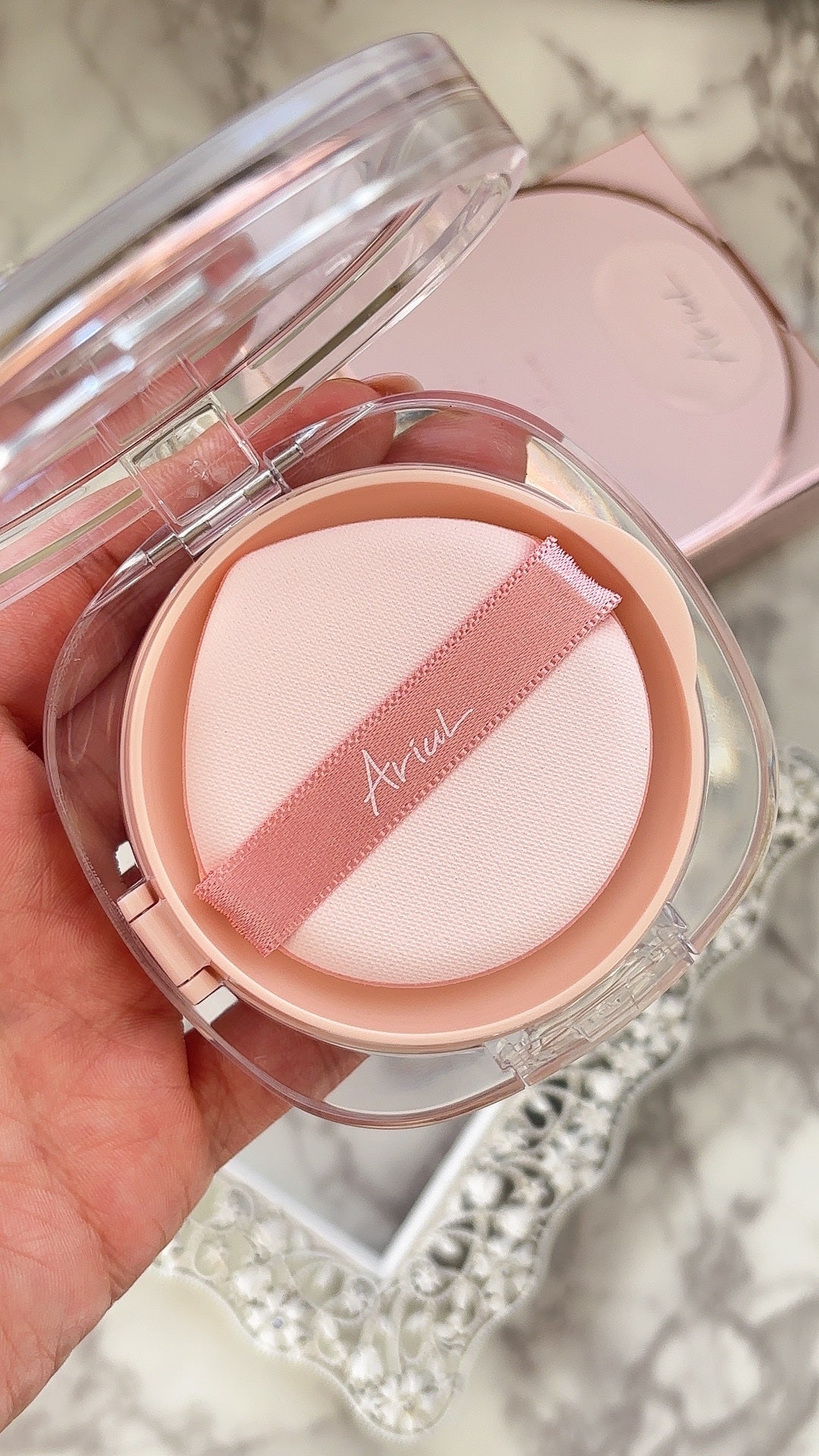 アリウル インクフェザーカバーラスティングクッション/Ariul/クッションファンデーションを使ったクチコミ(1枚目)