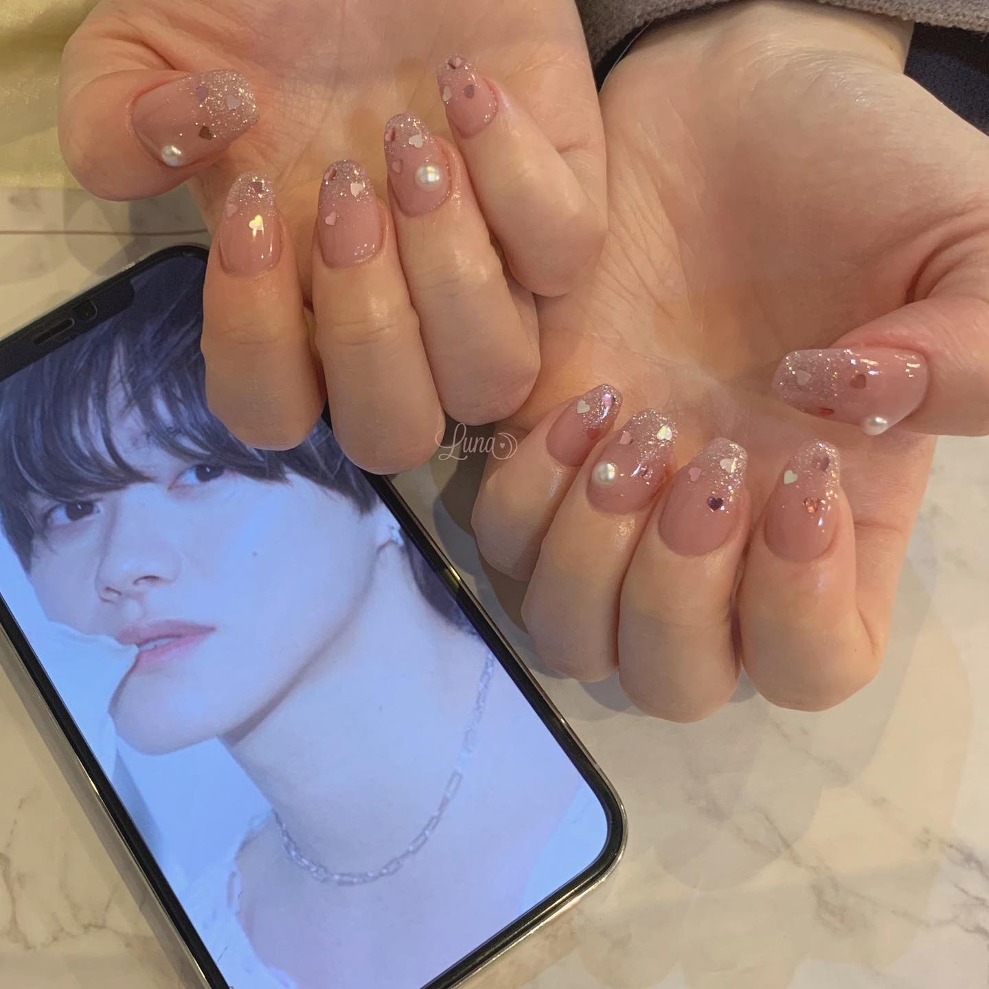 #ジェルネイル,#ワンカラーネイル,#ニュアンスネイル,#うるうるネイル,#ちゅるんネイル,#シンプルネイル,#パーツネイル,#透け感ネイル,#クリアネイル,#ぷっくりネイル,#ちぐはぐネイル,#韓国ネイル,#きらきらネイル,#うるつやネイル,#フレンチガーリーネイル,#ピンクネイル,#ラメグラネイル,#ハートネイルのネイルデザイン