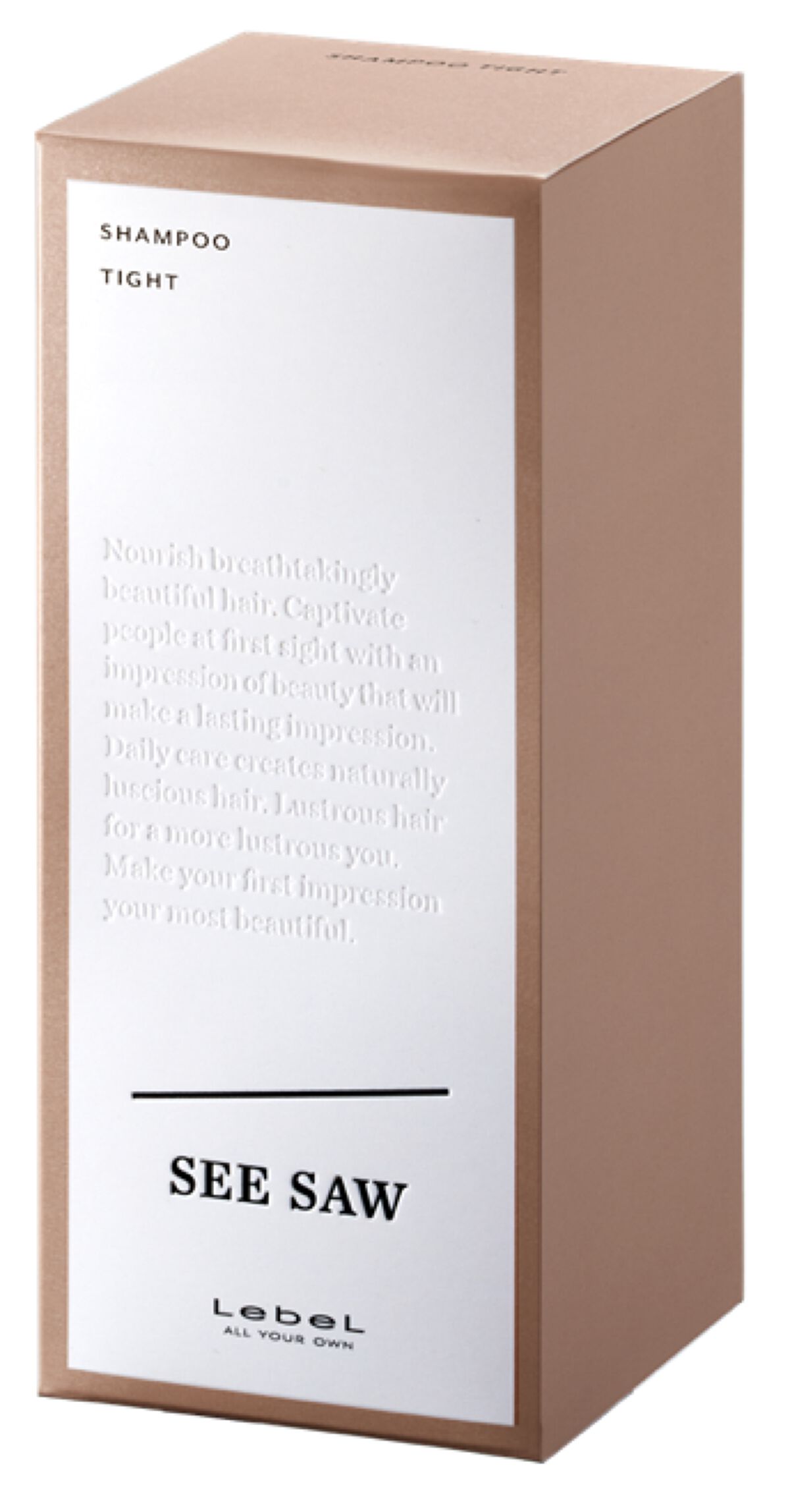 SEE/SAW ヘア＆スキャルプシャンプー/ヘアトリートメントタイト SHAMPOO 250mL