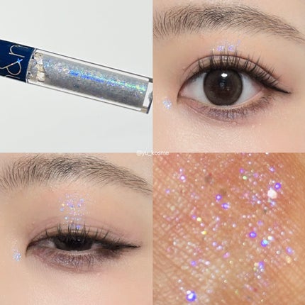 リキッド グリッター シャドウ/rom&nd/グリッターを使ったクチコミ(9枚目)