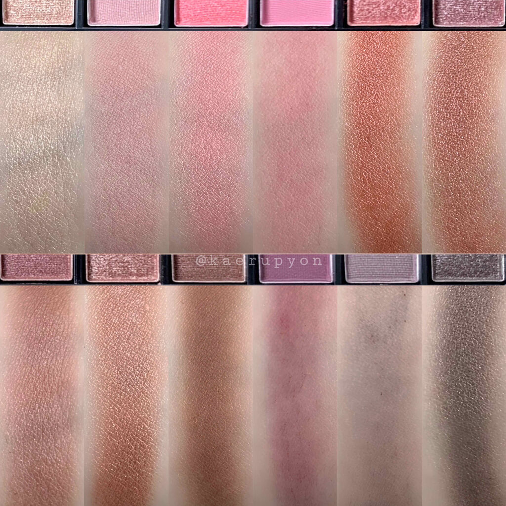 UR GLAM LUXE　12 COLORS EYESHADOW PALLET/U R GLAM/アイシャドウパレットを使ったクチコミ（3枚目）