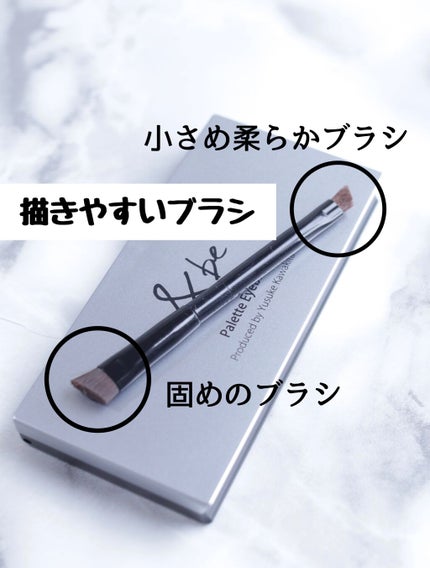 パレットアイブロウ レッドブラウン/&be/パウダーアイブロウを使ったクチコミ(2枚目)