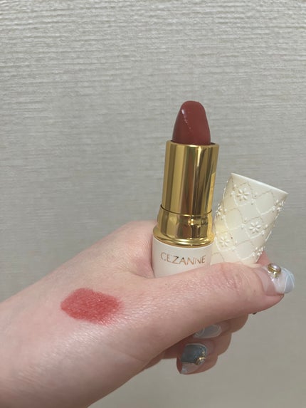 ラスティング リップカラーN 402 レッド系/CEZANNE/口紅を使ったクチコミ(1枚目)