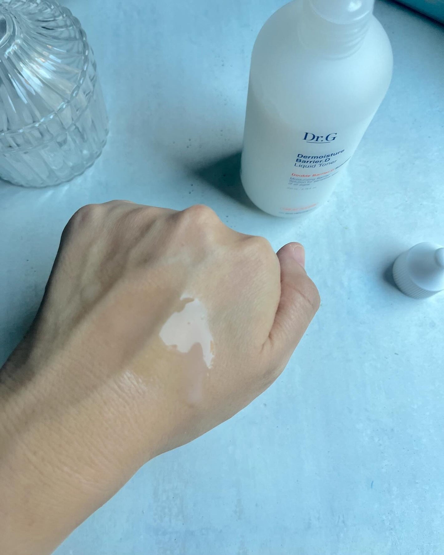 ザモイスチャーバリアDリキッドトナー/Dr.G/化粧水を使ったクチコミ(5枚目)