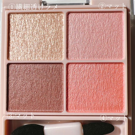 シルキースフレアイズ(マットタイプ)/キャンメイク/アイシャドウパレットを使ったクチコミ(2枚目)