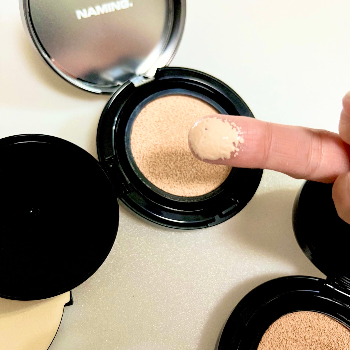 ネーミング フラッフィーパウダーブラッシュ/NAMING./パウダーチークを使ったクチコミ(3枚目)