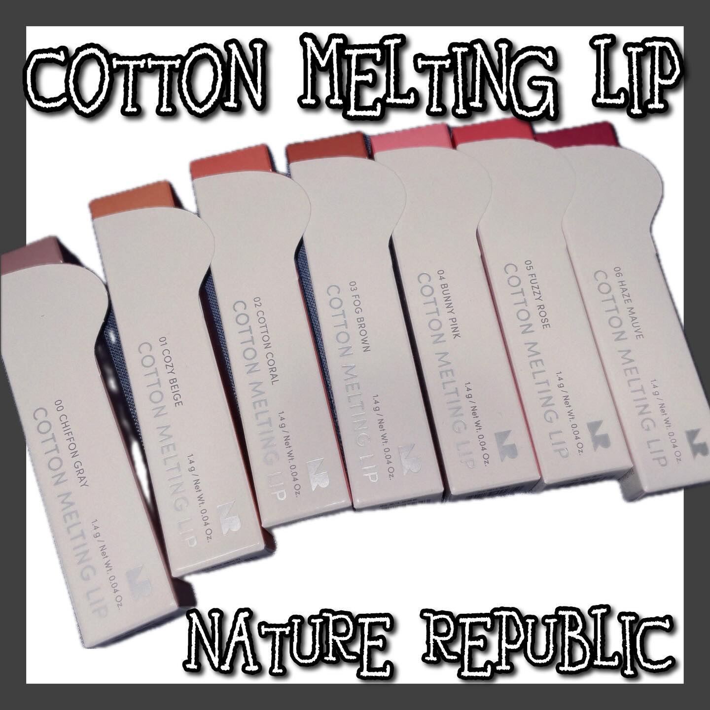 コットンメルティングリップ/ネイチャーリパブリック/口紅を使ったクチコミ（1枚目）