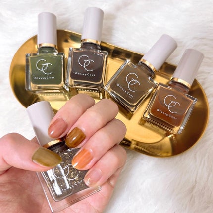 グロッシーコート 抹茶エスプレッソ/スキューズミー/オールインワンネイルを使ったクチコミ(2枚目)