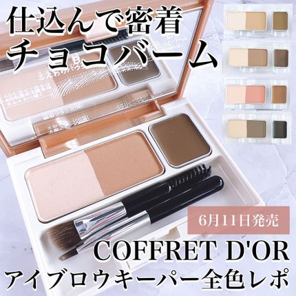 アイブロウキーパー/コフレドール/パウダーアイブロウを使ったクチコミ(1枚目)