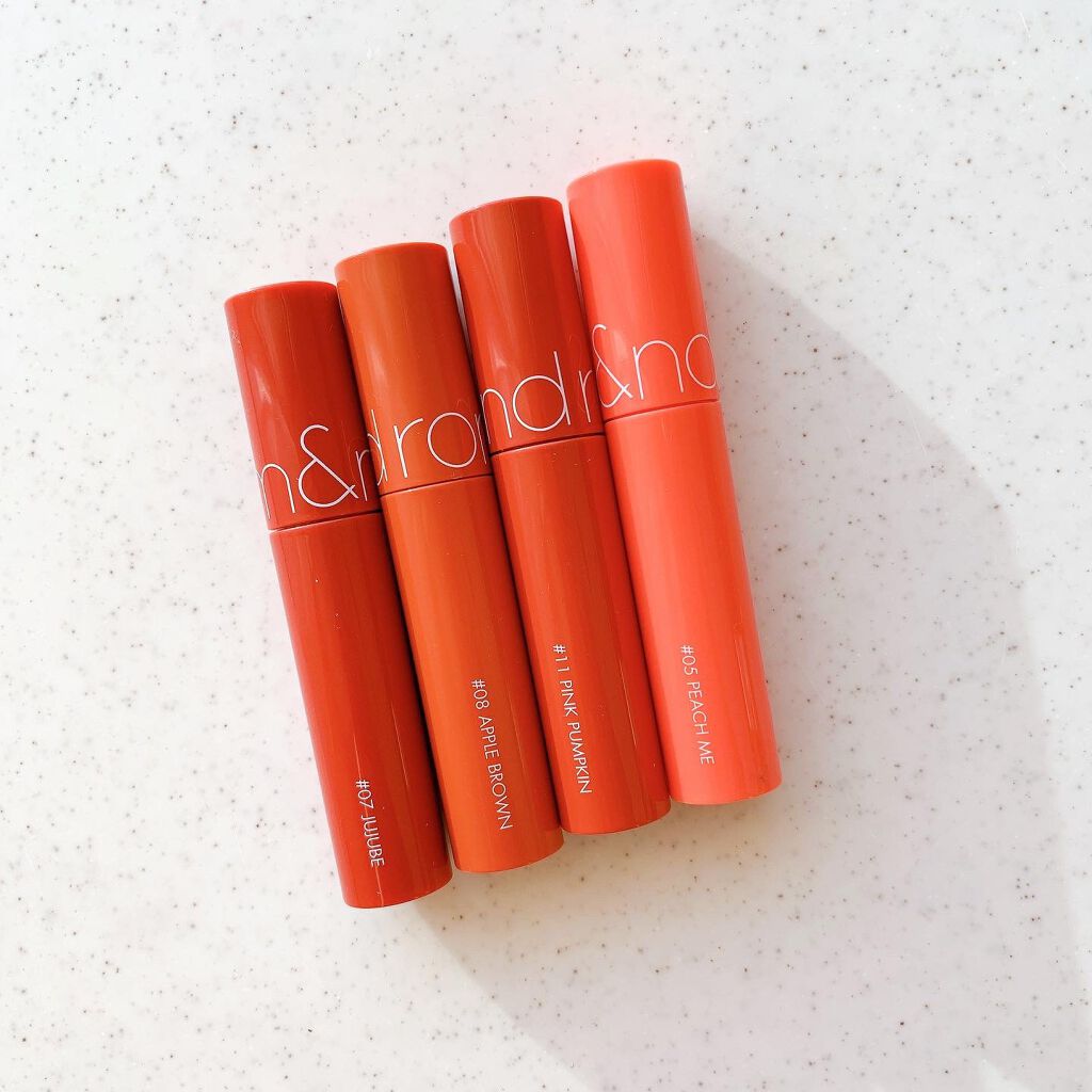 ジューシーラスティングティント/rom&nd/リップティントを使ったクチコミ（1枚目）