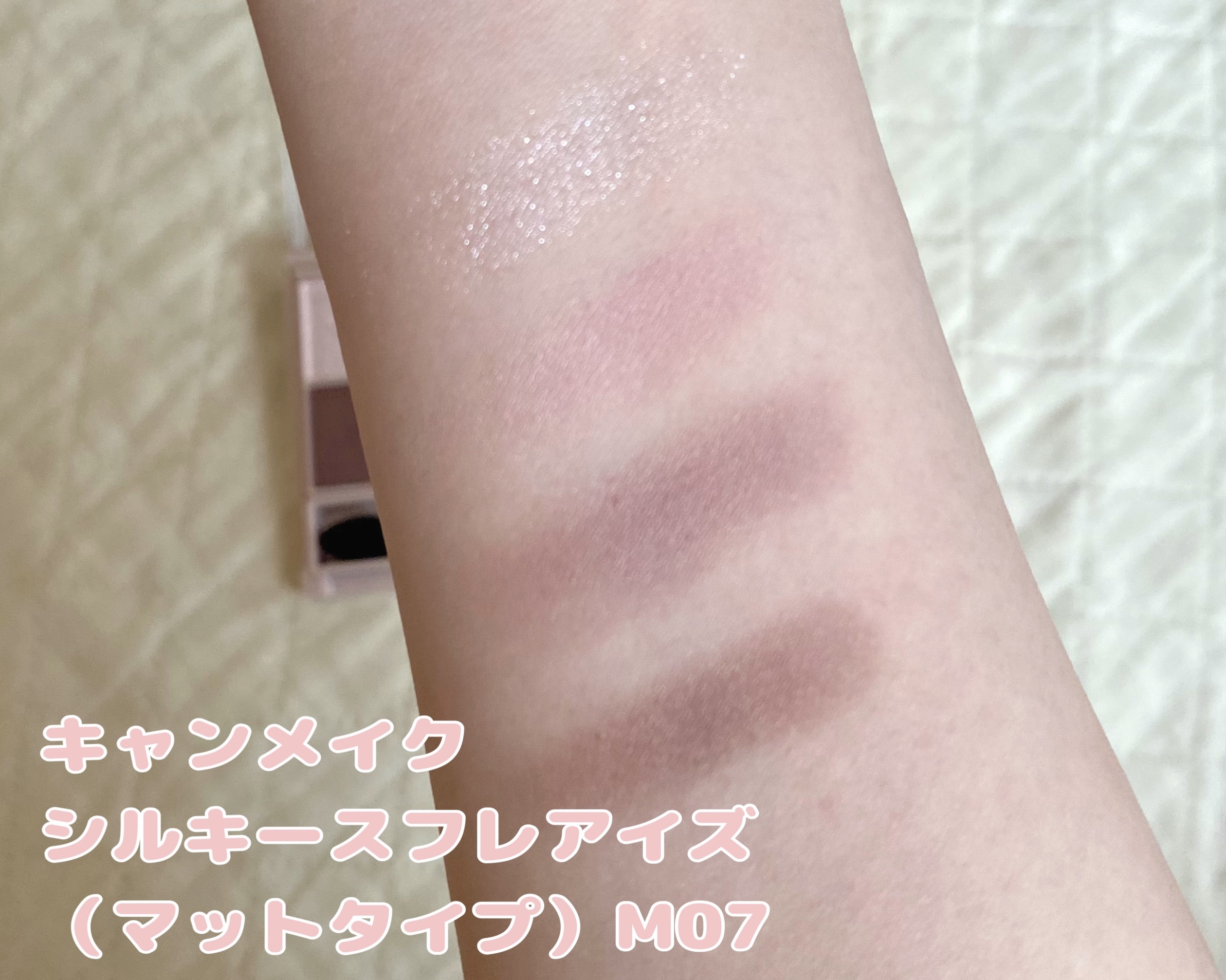 シルキースフレアイズ（マットタイプ）/キャンメイク/アイシャドウパレットを使ったクチコミ（2枚目）